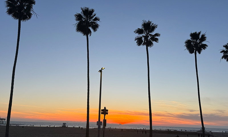 California Beach Sunset