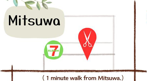 1 minutes walk from Mitsuwa